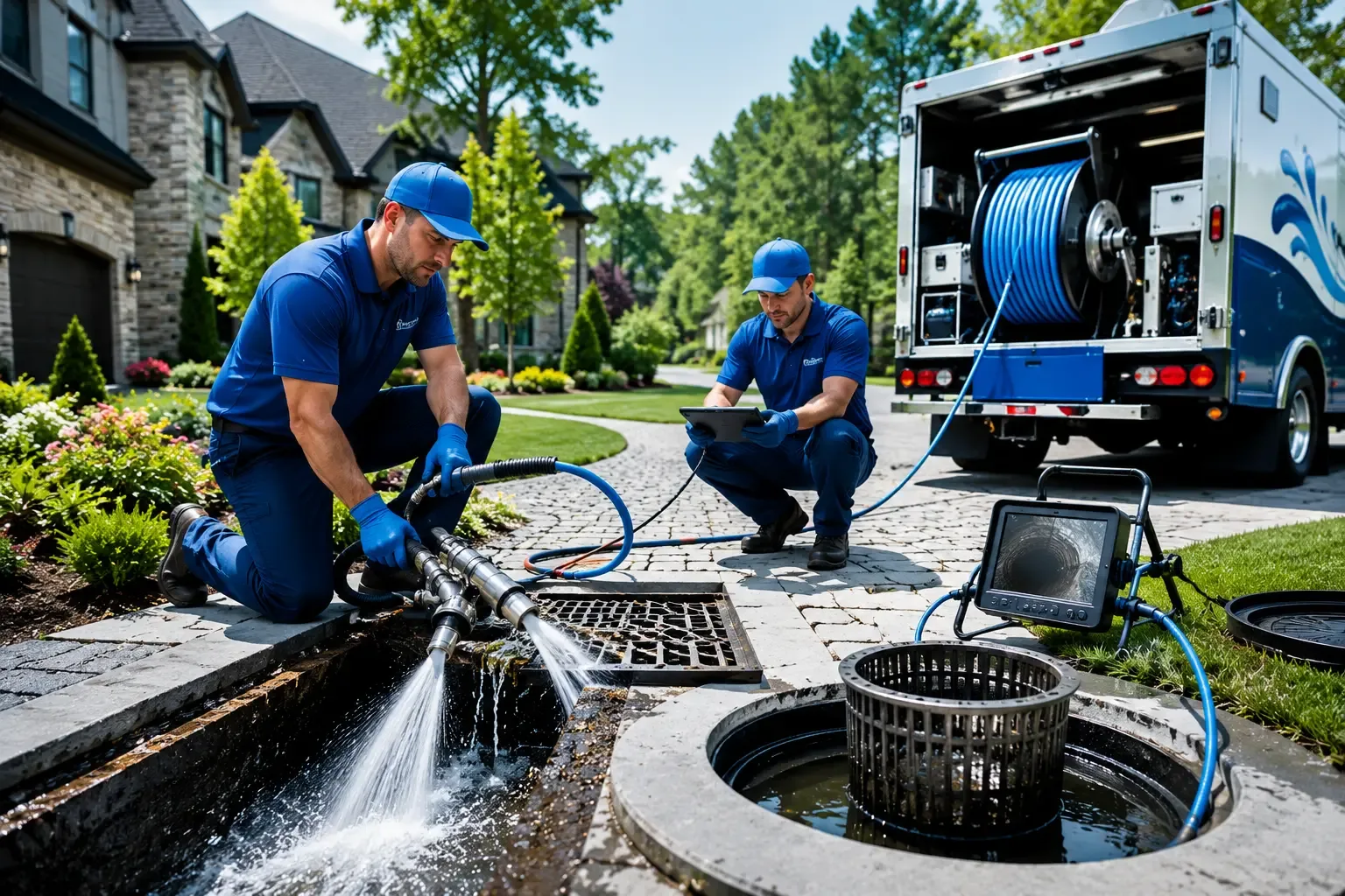 Local outdoor drain cleaning professionals in Ashford, CT